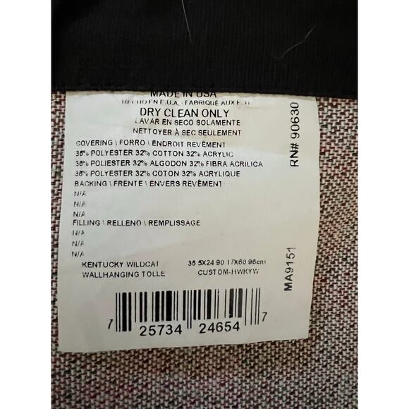 Mitchell Tolle Kentucky Wildcat wall hanging tapestry The Ky Wildcat - Picture 7 of 9